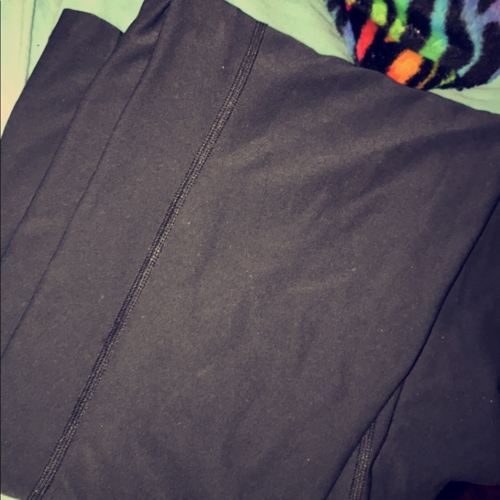 Black nike boot cut yoga pants
